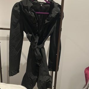 Bebe dress taffeta trench coat